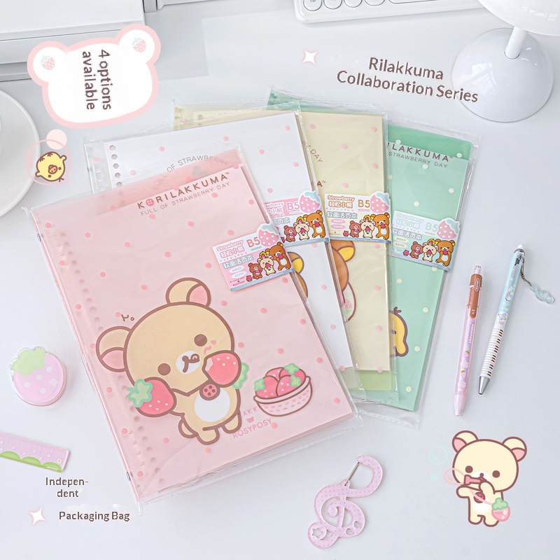 Блокнот Rosyposy Korilakkuma S – обзор и цена Blank Sheet Music Notebook