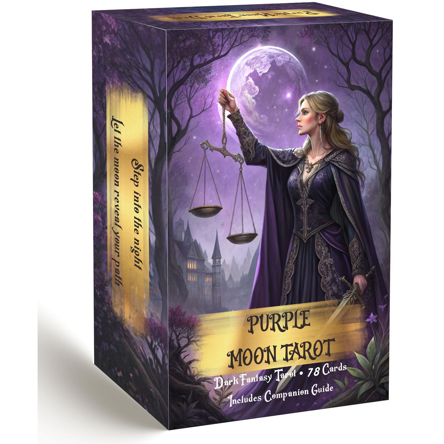 Колода карт Таро Purple Moon с – обзор и цена Tarot Deck With Guidebook