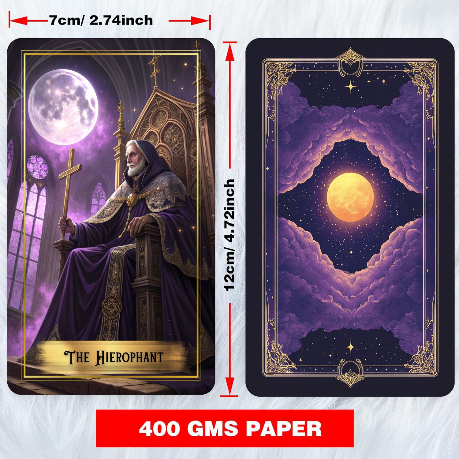 Колода карт Таро Purple Moon с – обзор и цена Tarot Deck With Guidebook
