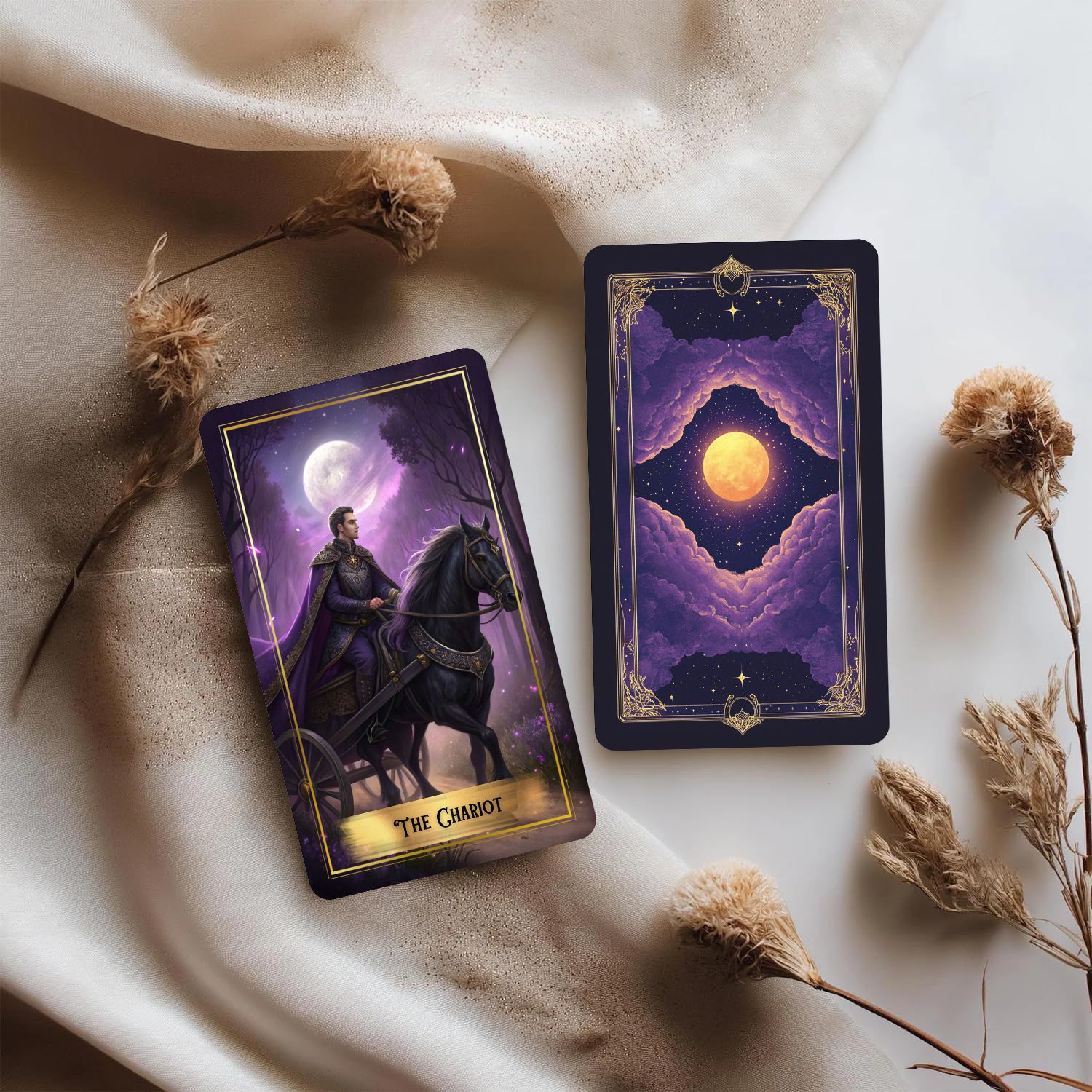 Колода карт Таро Purple Moon с – обзор и цена Tarot Deck With Guidebook